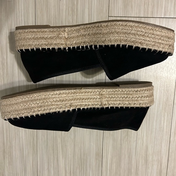Like New ASOS DESIGN Journal flatform espadrilles in black - Picture 8 of 8